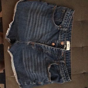 Denim shorts